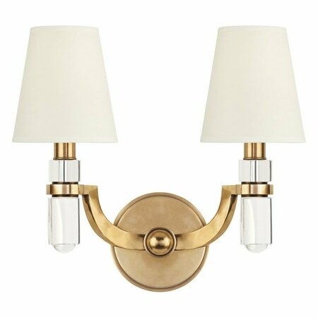 HUDSON VALLEY Dayton 2 Light Wall Sconce 982-AGB-WS